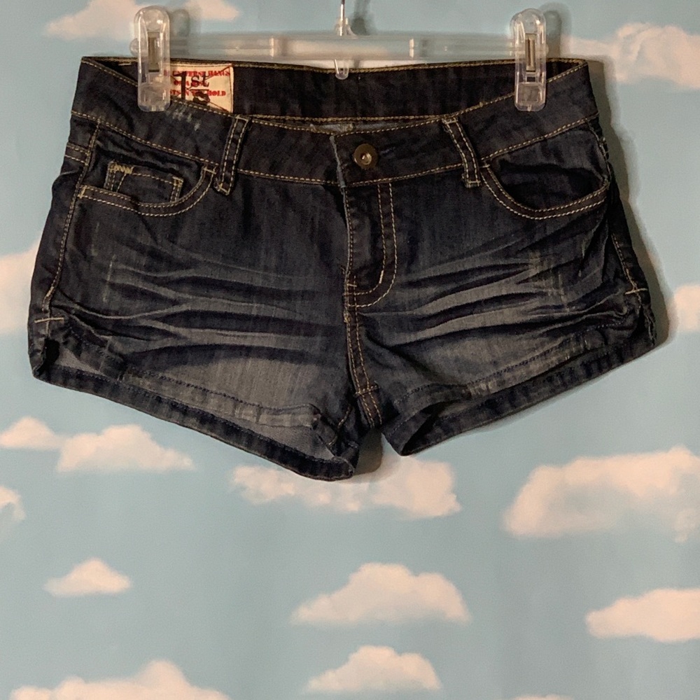 1st Kiss-Denim Shorts with Embroidery on pockets 5